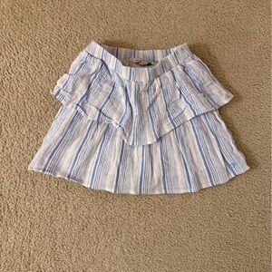 Vineyard Vines Blue and White Striped Skirt